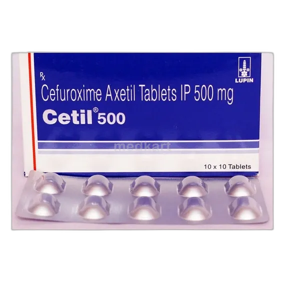 cetil 500mg tablet 10's